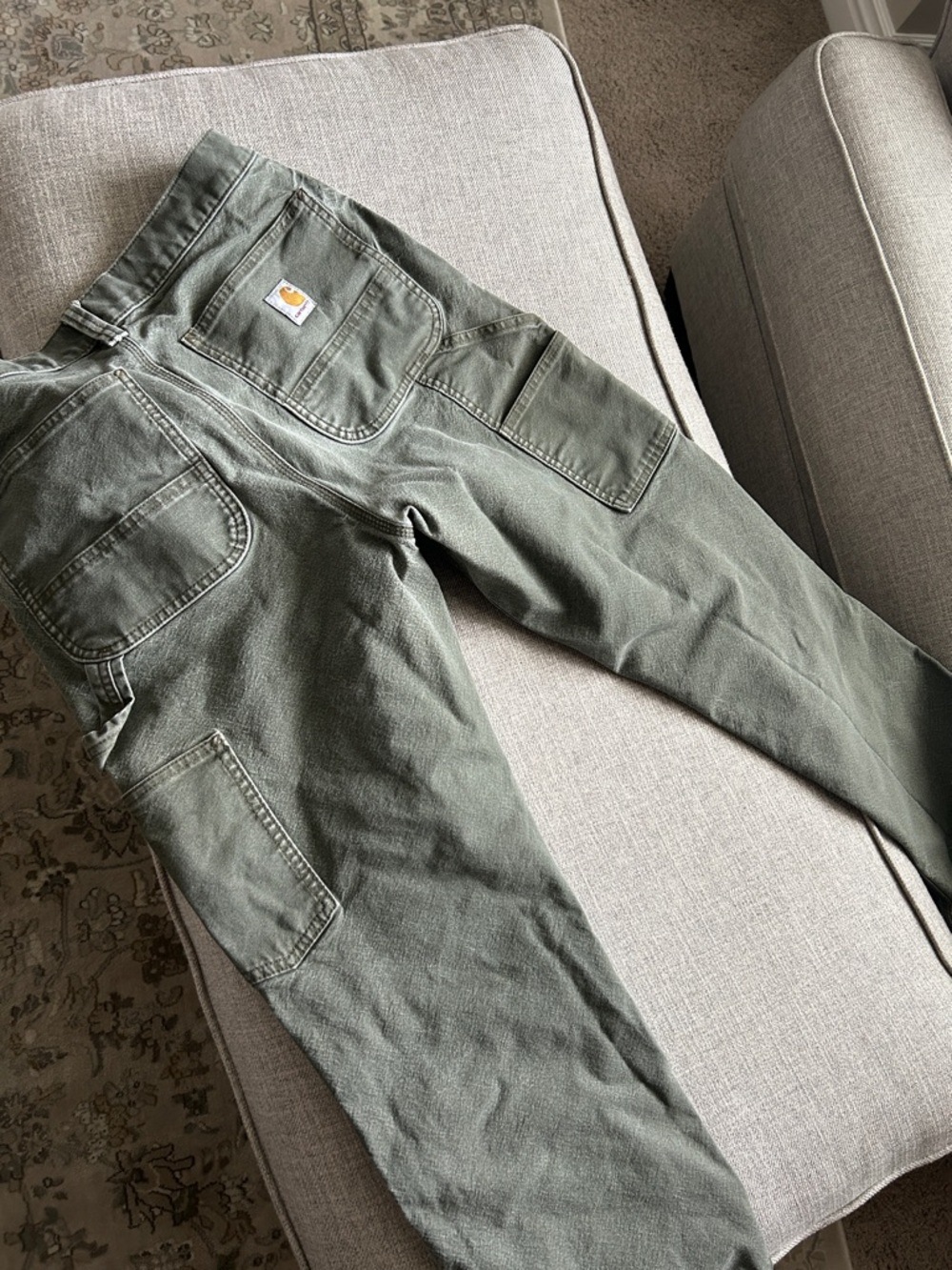 Carhartt Men's Cargo Pants in Olive